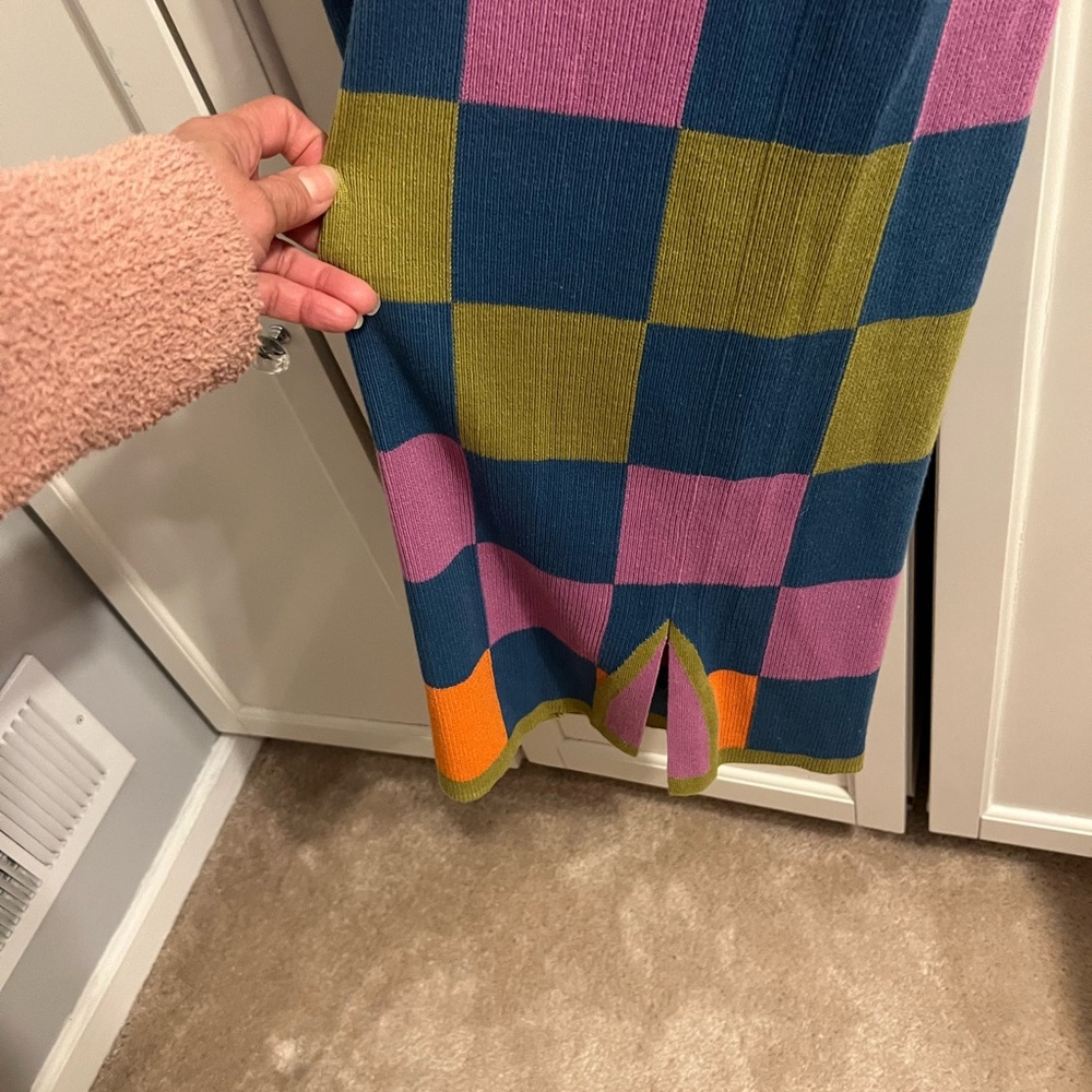 Back Beat Co. Multicolor Checkered Pants - Picture 3 of 5